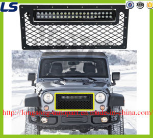 E-Power Open Style Wire Mesh Grille with LED Light for Jeep Wrangle Jk