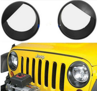 Angry Bird Style Front Headlight Trim Cover for Jeep Wrangler