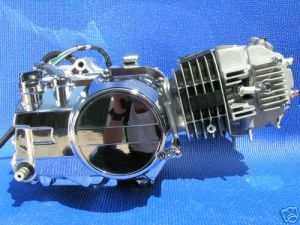 Horizontal Type 125cc Motorcycle Engine with Two Stroke Single Cylinder
