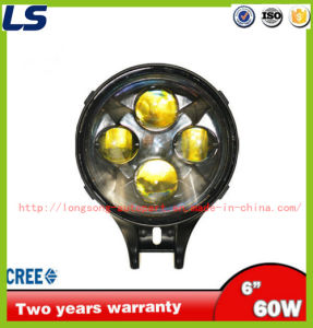 6 Inch 60W Round LED X Shooting Headlight for Jeep Wrangler