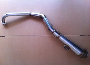 CT70 Bike Parts Stainess Exhaust Pipe for Honda