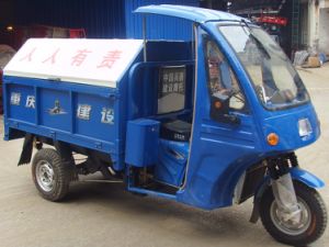 Self-Dumping Trike Solid Waste Collection Garbage Tricycle